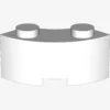 CURVED BRICK 2 KNOBS
