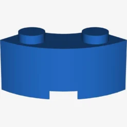 CURVED BRICK 2 KNOBS