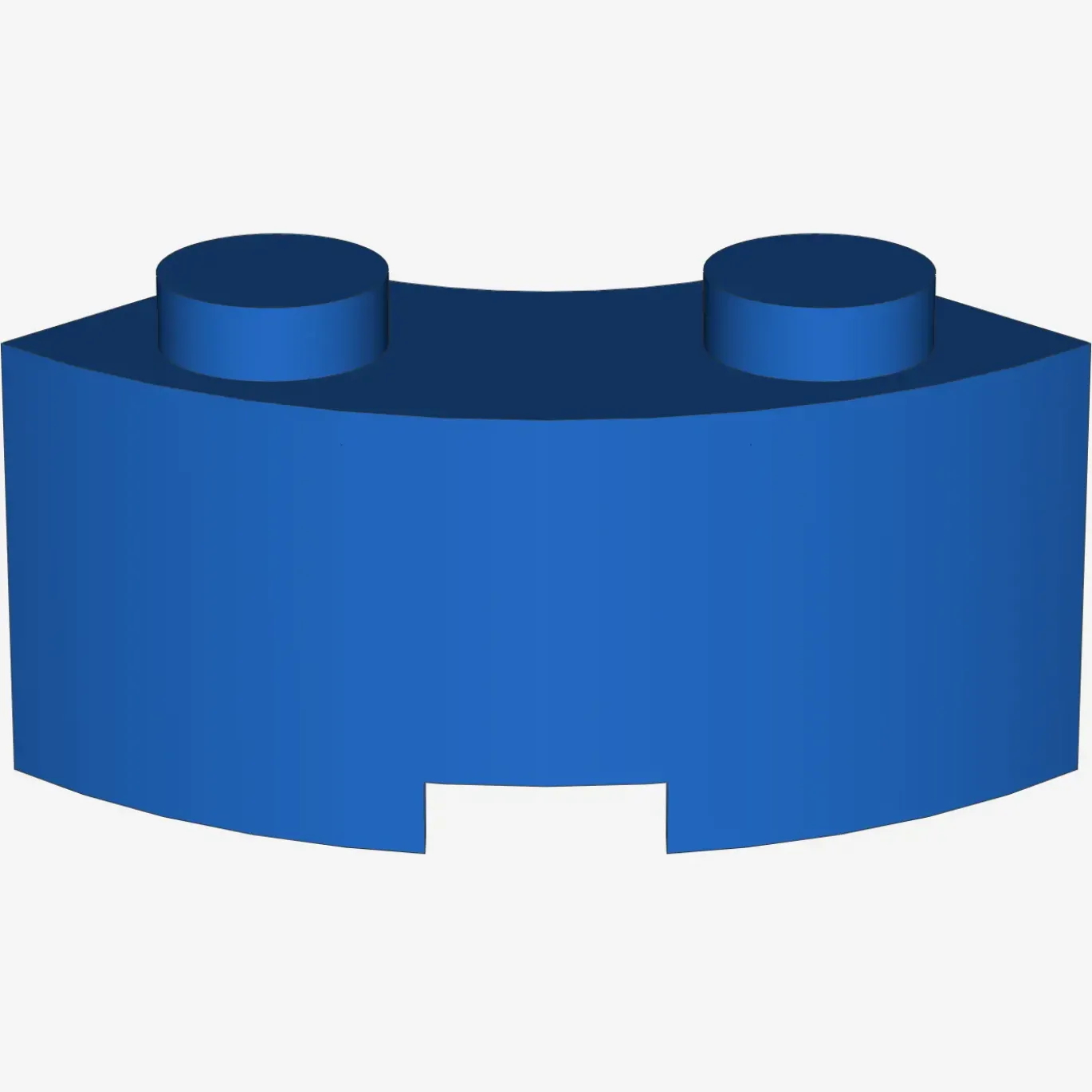 CURVED BRICK 2 KNOBS