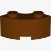 CURVED BRICK 2 KNOBS