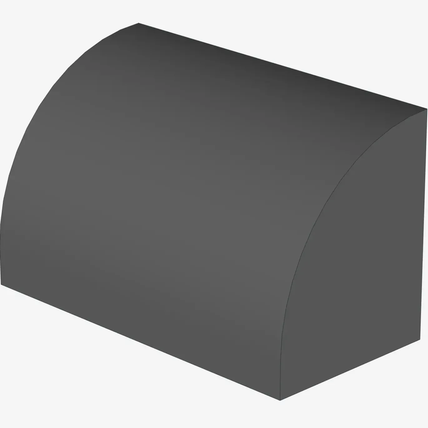 Curved Top, Brick, Modified 1 x 2 x 1 No Studs X 100
