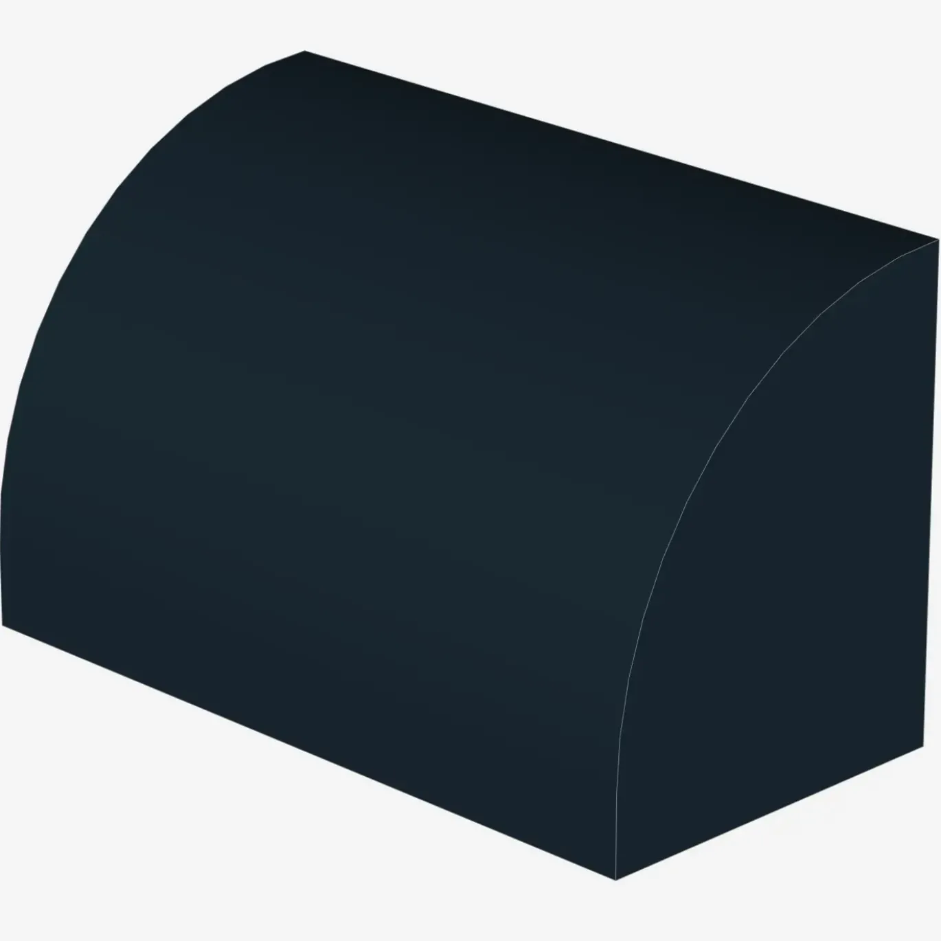 Curved Top, Brick, Modified 1 x 2 x 1 No Studs X 100