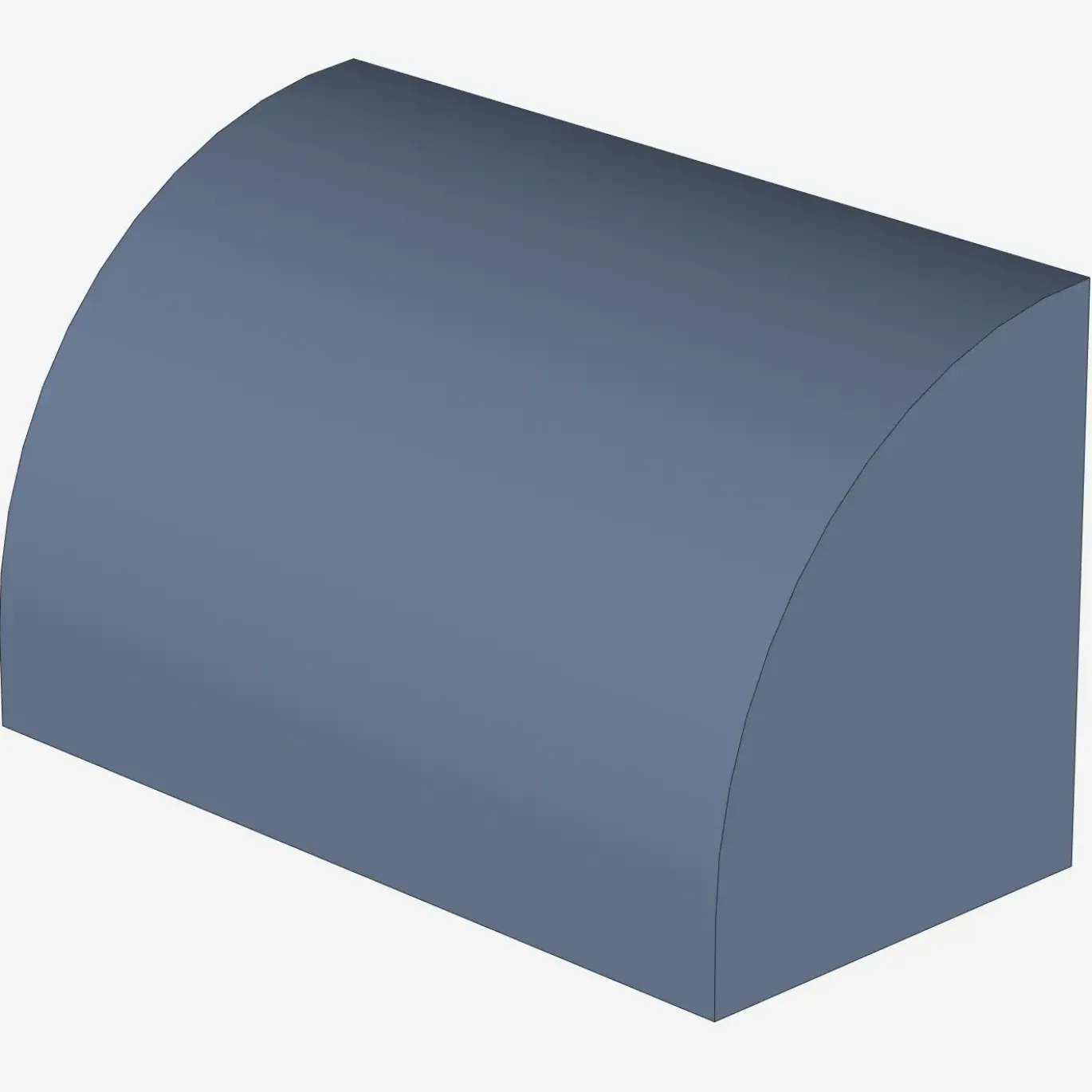 Curved Top, Brick, Modified 1 x 2 x 1 No Studs X 100