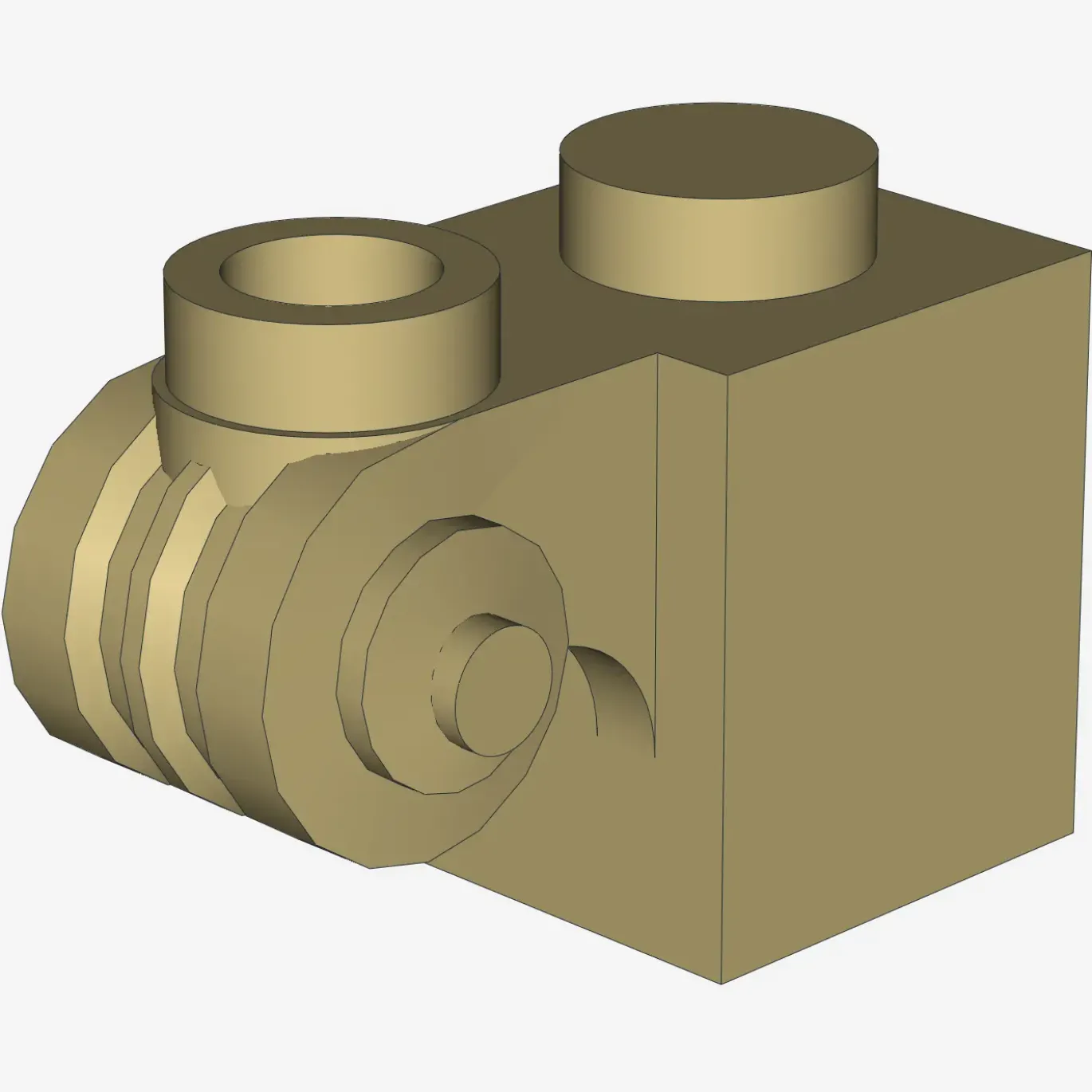 DESIGN BRICK 1X1X2 X 100