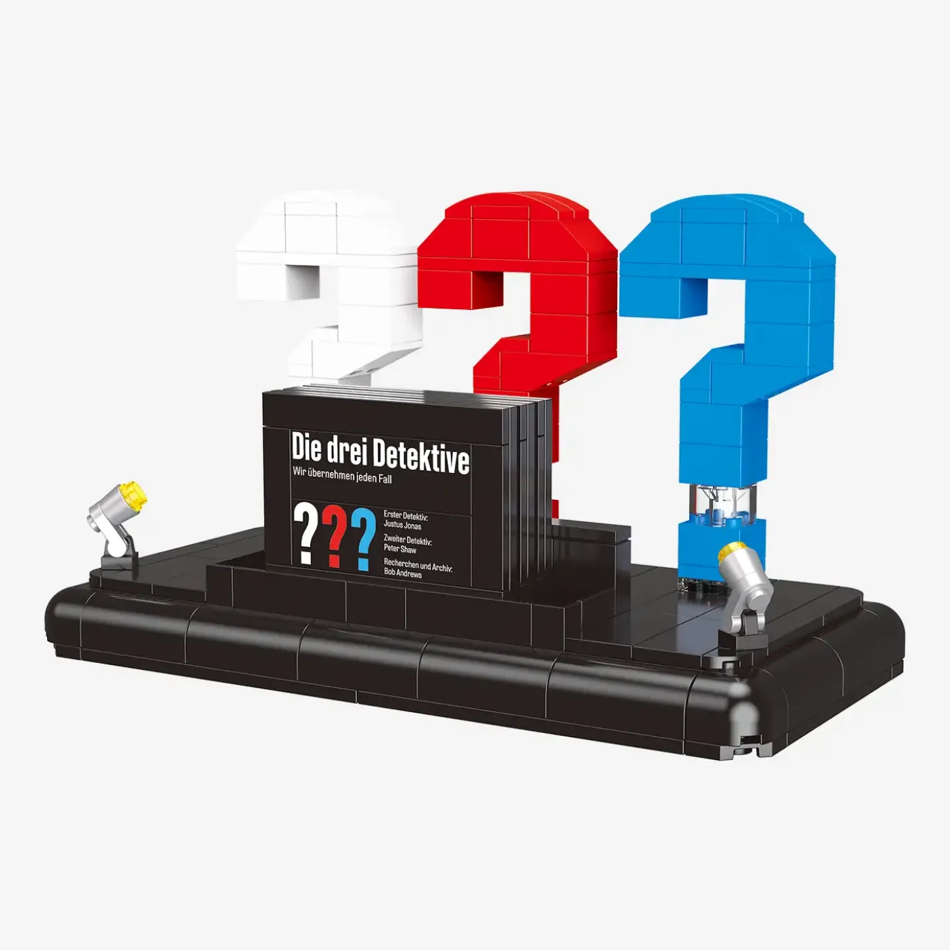 Die drei ???: 3D-Logo mit Visitenkarte