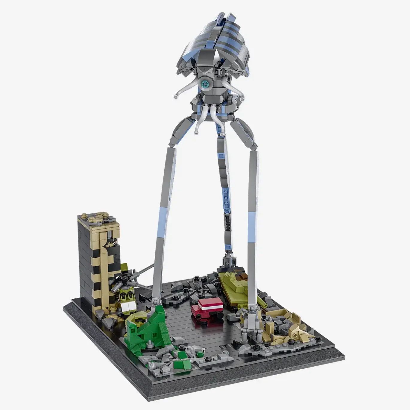 Diorama: dreibeiniger Weltenzerstörer