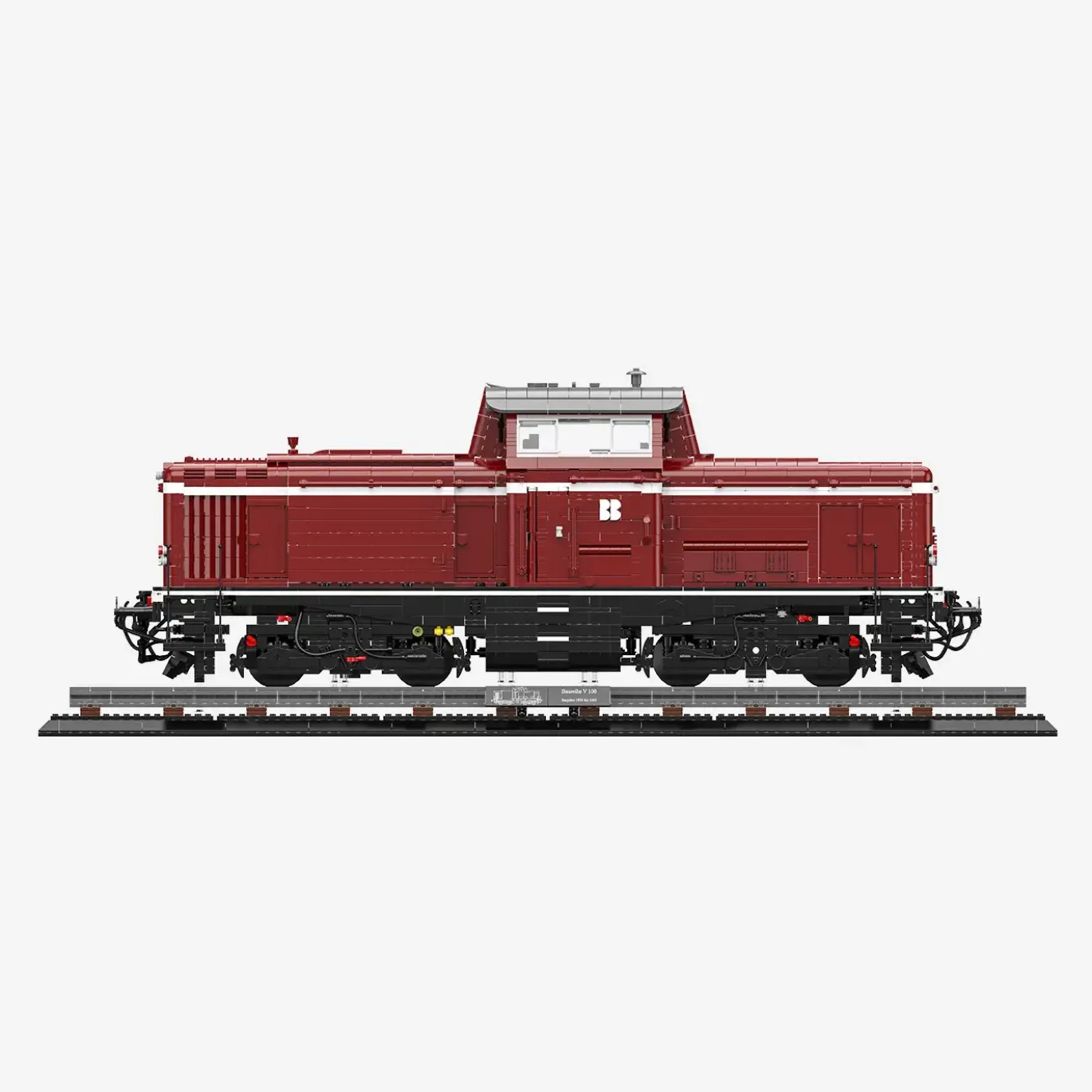 Display Lokomotive V100 dunkelrot