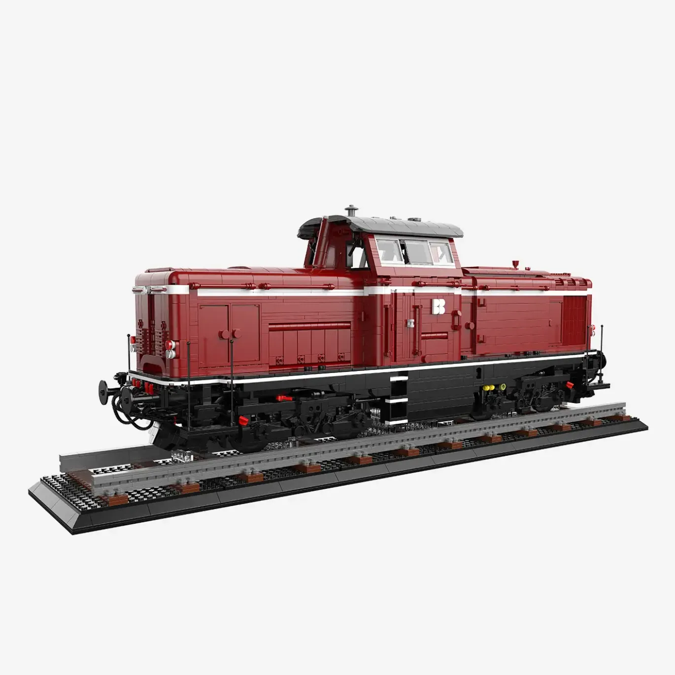 Display Lokomotive V100 dunkelrot