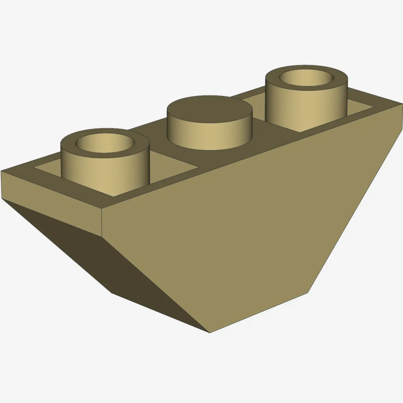 DOUB. INVERT.ROOF TILE 1X3/45° X 50