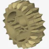 DOUBLE CONICAL WHEEL Z20 1M X 25