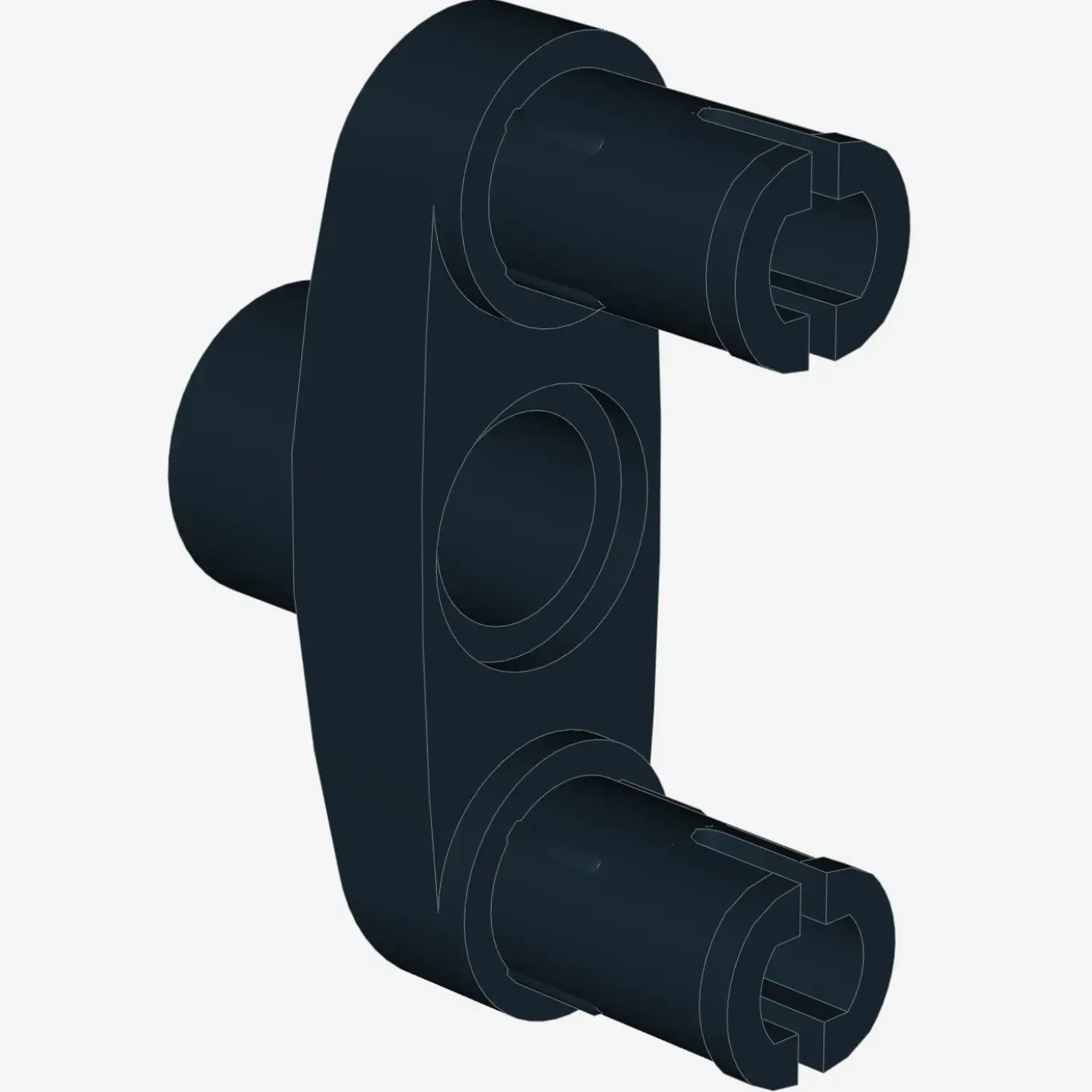 DOUBLE SNAP WITH HOLE Ø4.85 X 100