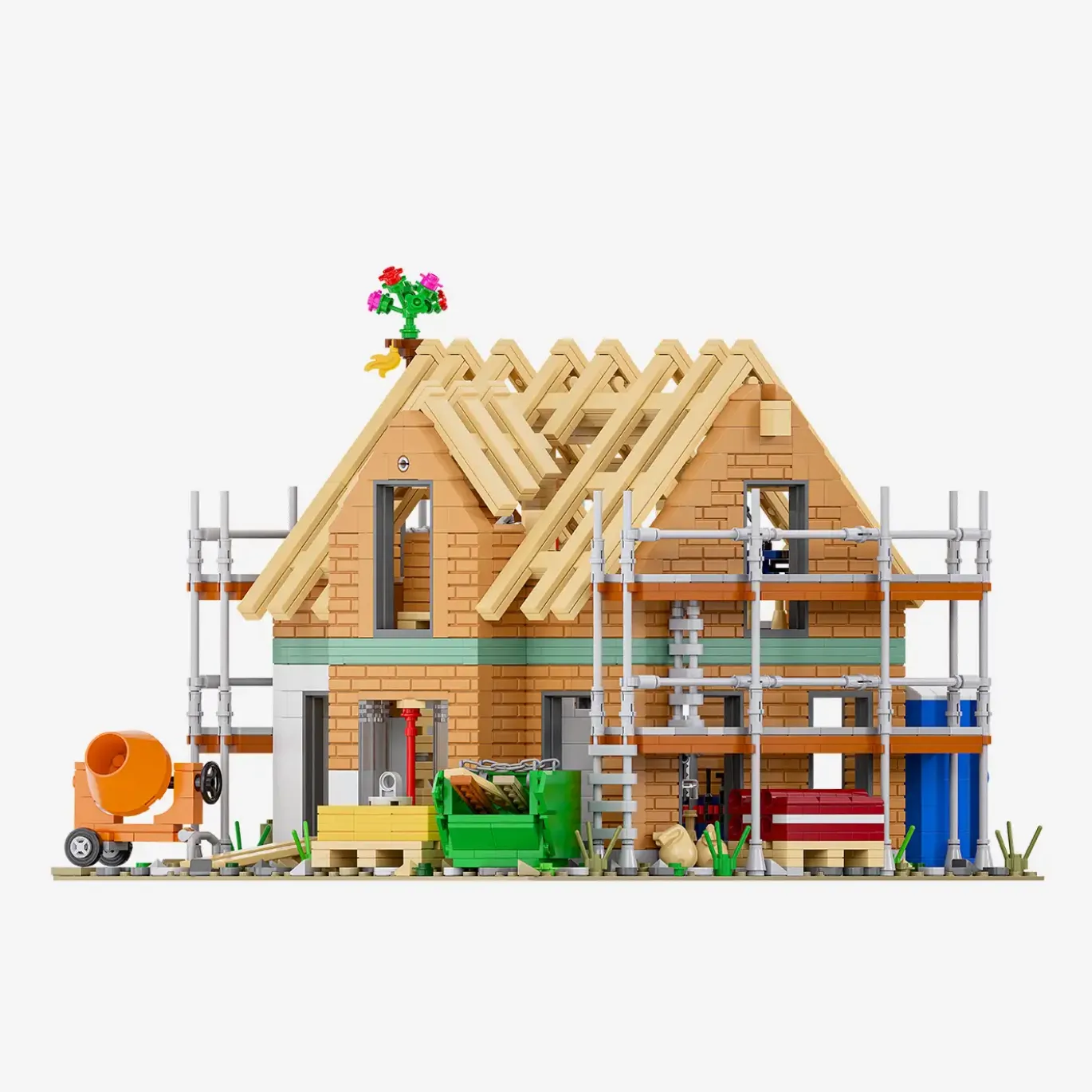 Einfamilienhaus im Rohbau