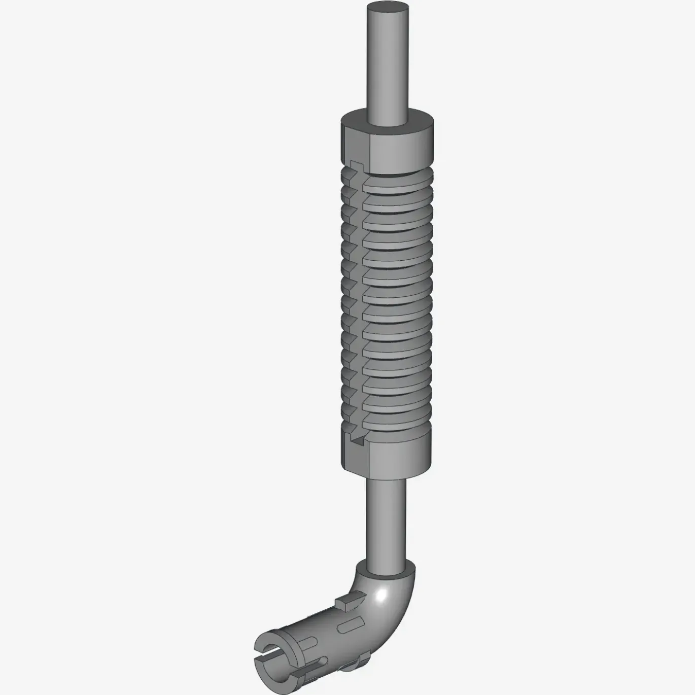 EXHAUST PIPE W. GROOVES X 50