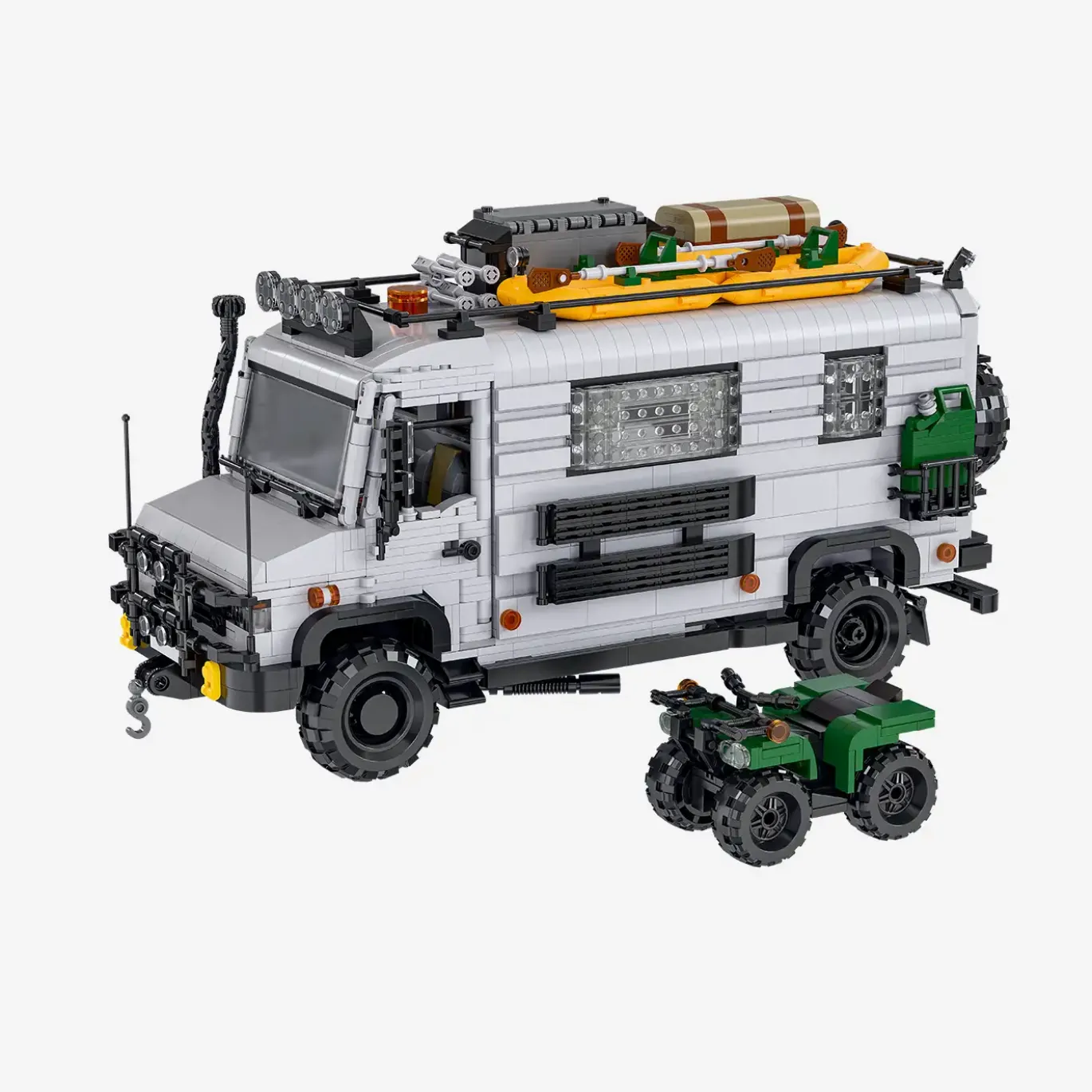 Expeditionsmobil mit Offroad-Quad
