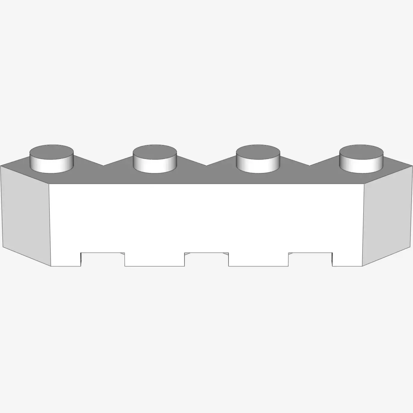 FACET BRICK 4X4X1 X 20