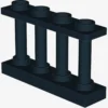 FENCE 1X4X2 W. 4 KNOBS X 25