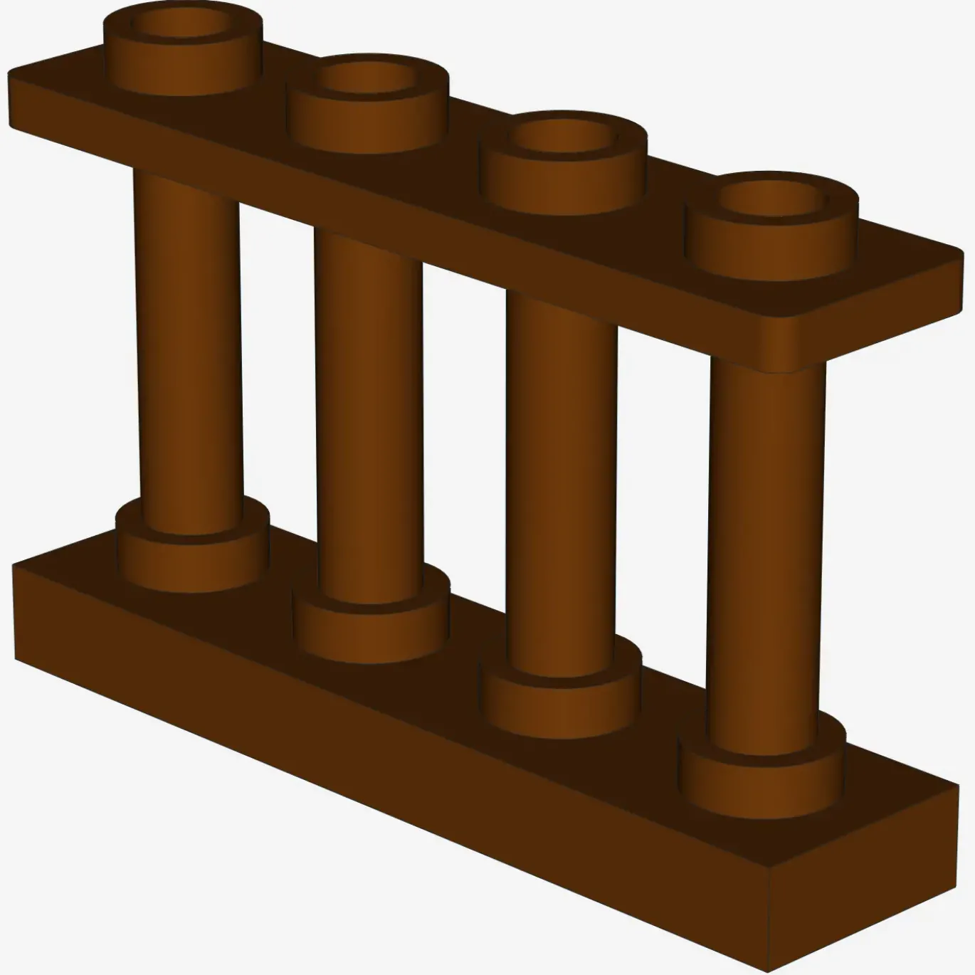 FENCE 1X4X2 W. 4 KNOBS X 25