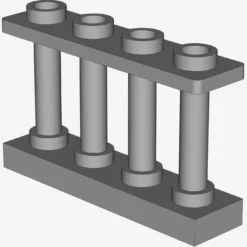 FENCE 1X4X2 W. 4 KNOBS X 150