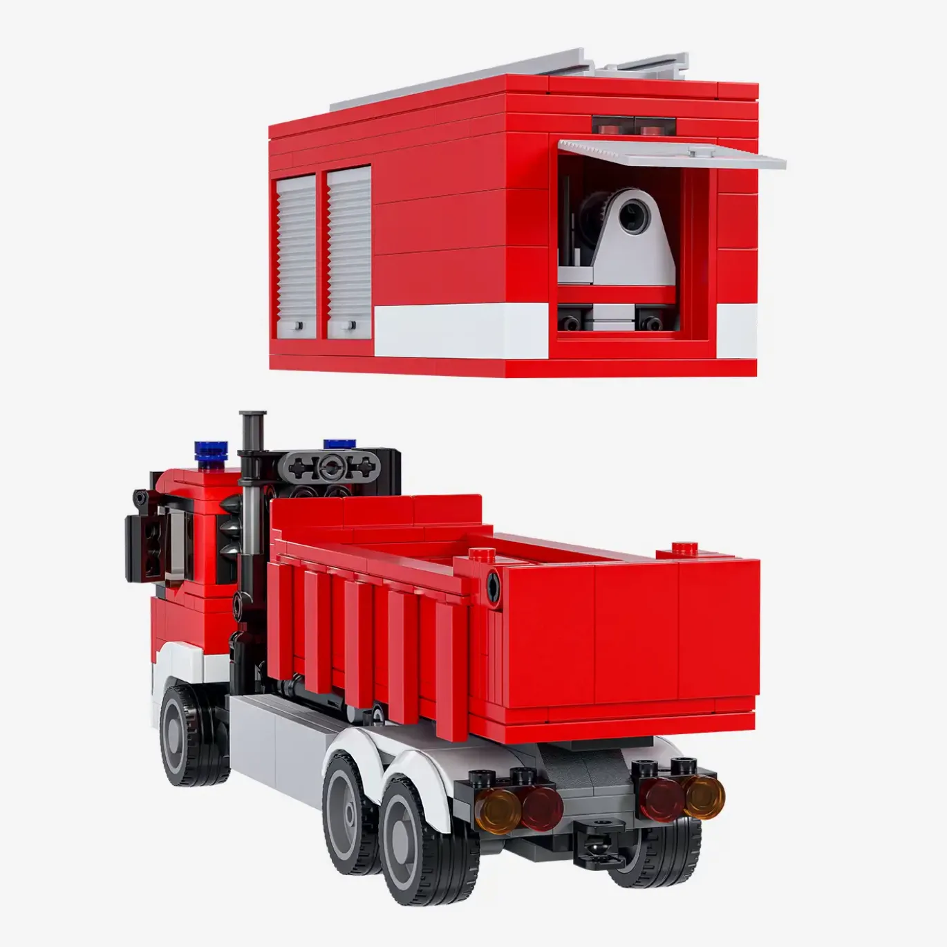 Feuerwehr LKW WLF-Kran