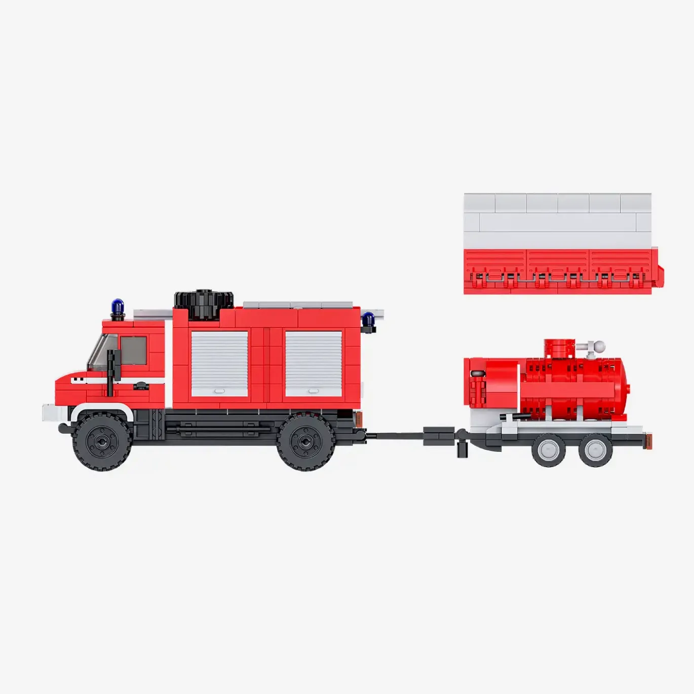 Feuerwehr Mehrzweckfahrzeug mit verschiedenen Aufbauten
