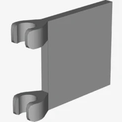 FLAG WITH 2 HOLDERS X 100