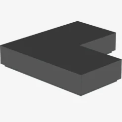 FLAT TILE CORNER 1X2X2 X 600