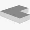 FLAT TILE CORNER 1X2X2 X 100