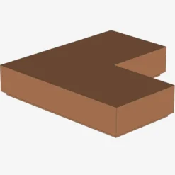 FLAT TILE CORNER 1X2X2 X 100