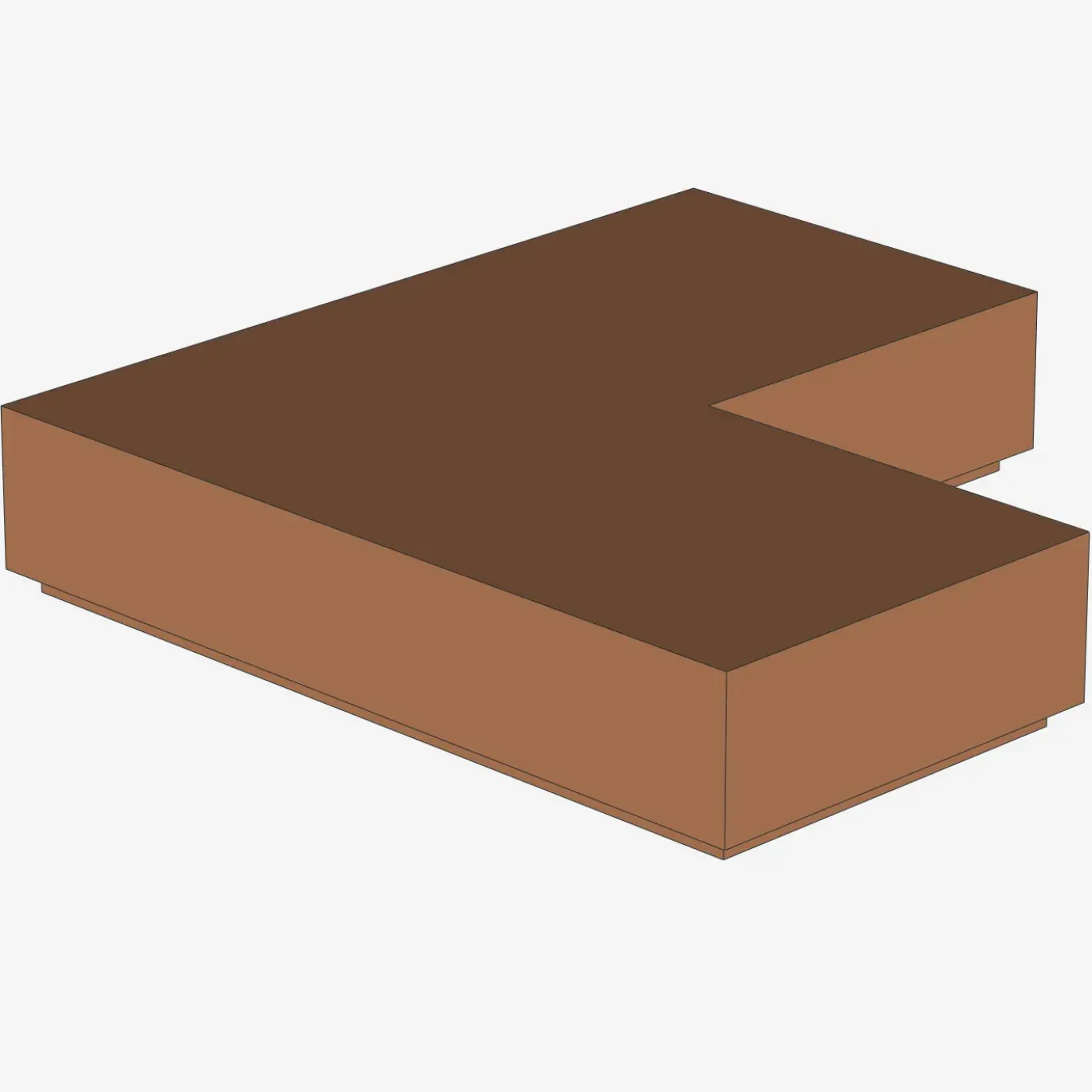 FLAT TILE CORNER 1X2X2 X 100