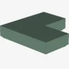 FLAT TILE CORNER 1X2X2 X 100