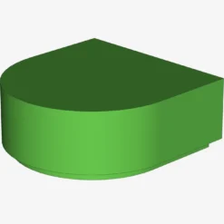 FLAT TILE 1x1 ½ CIRCLE X 200