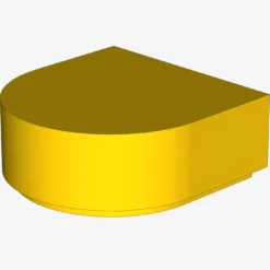 FLAT TILE 1x1 ½ CIRCLE X 200