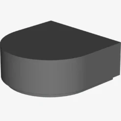 FLAT TILE 1x1 ½ CIRCLE X 200