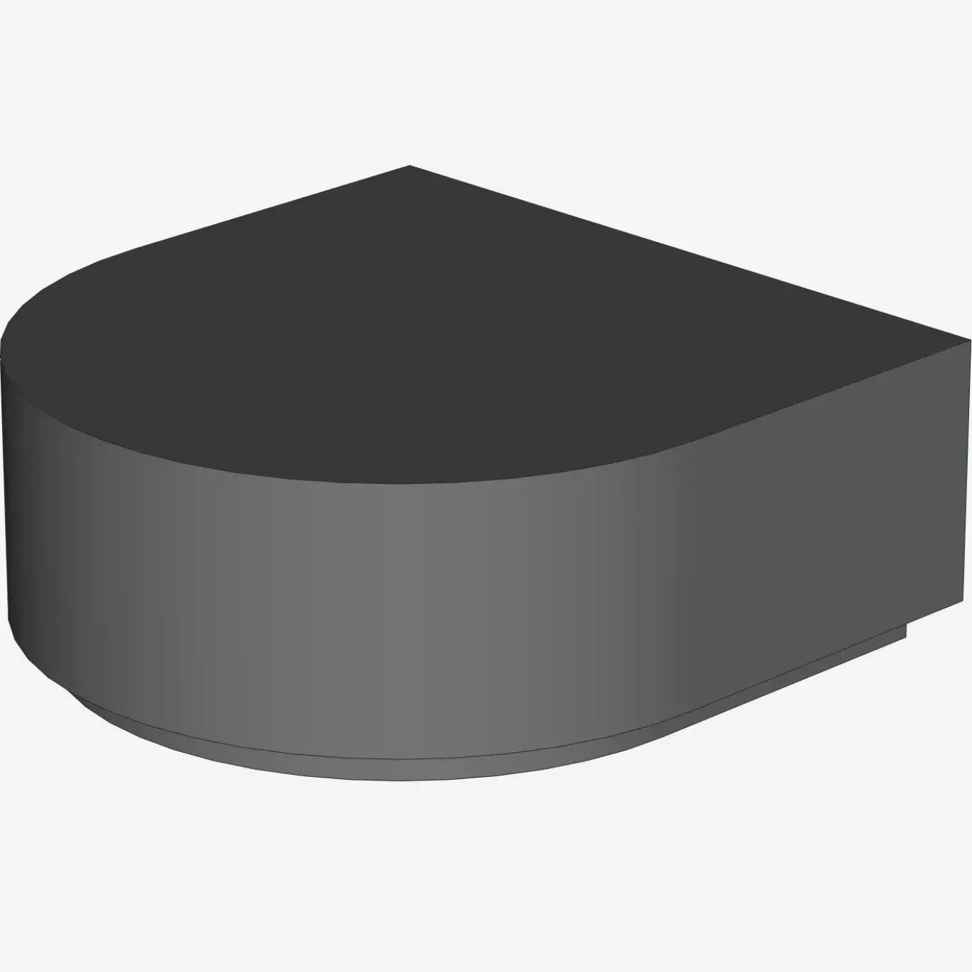FLAT TILE 1x1 ½ CIRCLE X 200
