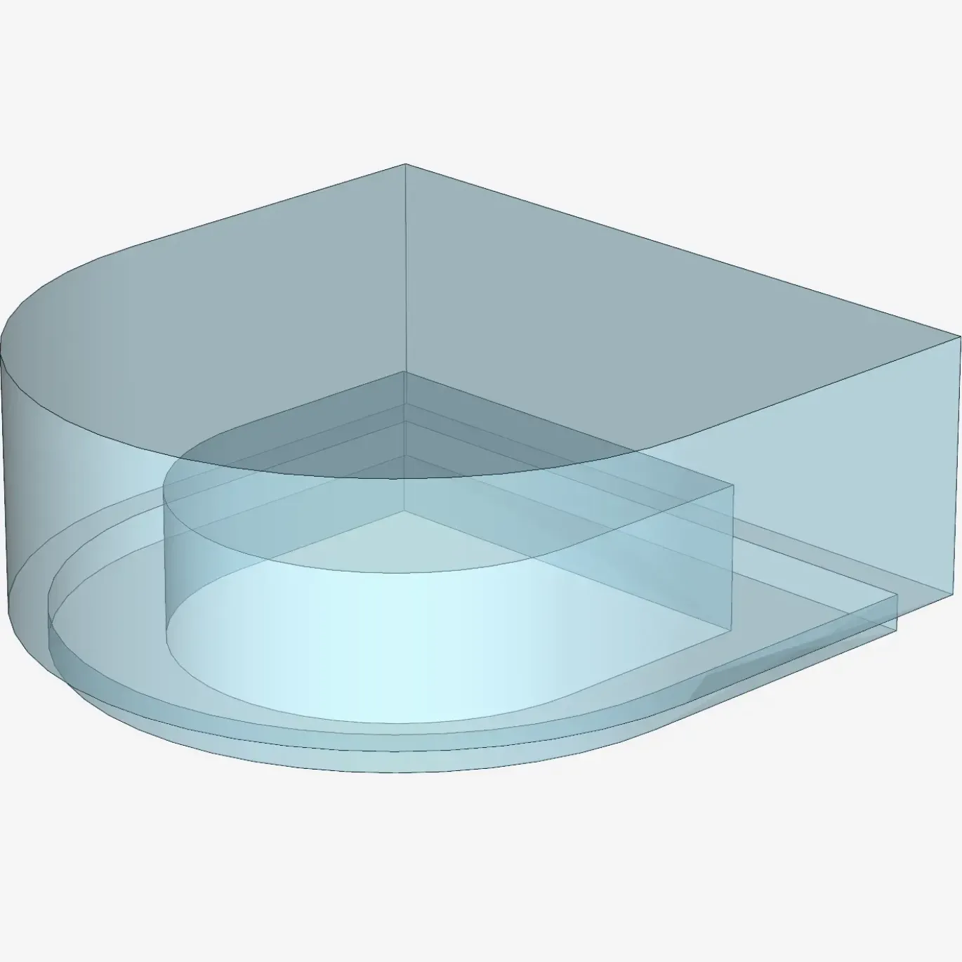 FLAT TILE 1x1 ½ CIRCLE X 200
