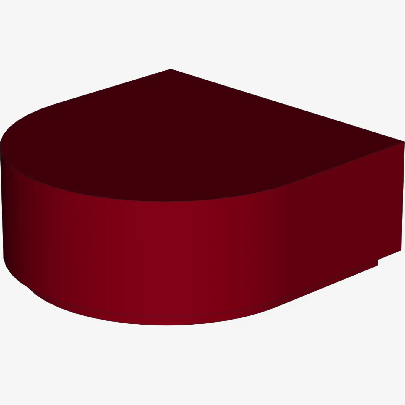 FLAT TILE 1x1 ½ CIRCLE X 200