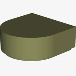 FLAT TILE 1x1 ½ CIRCLE X 200