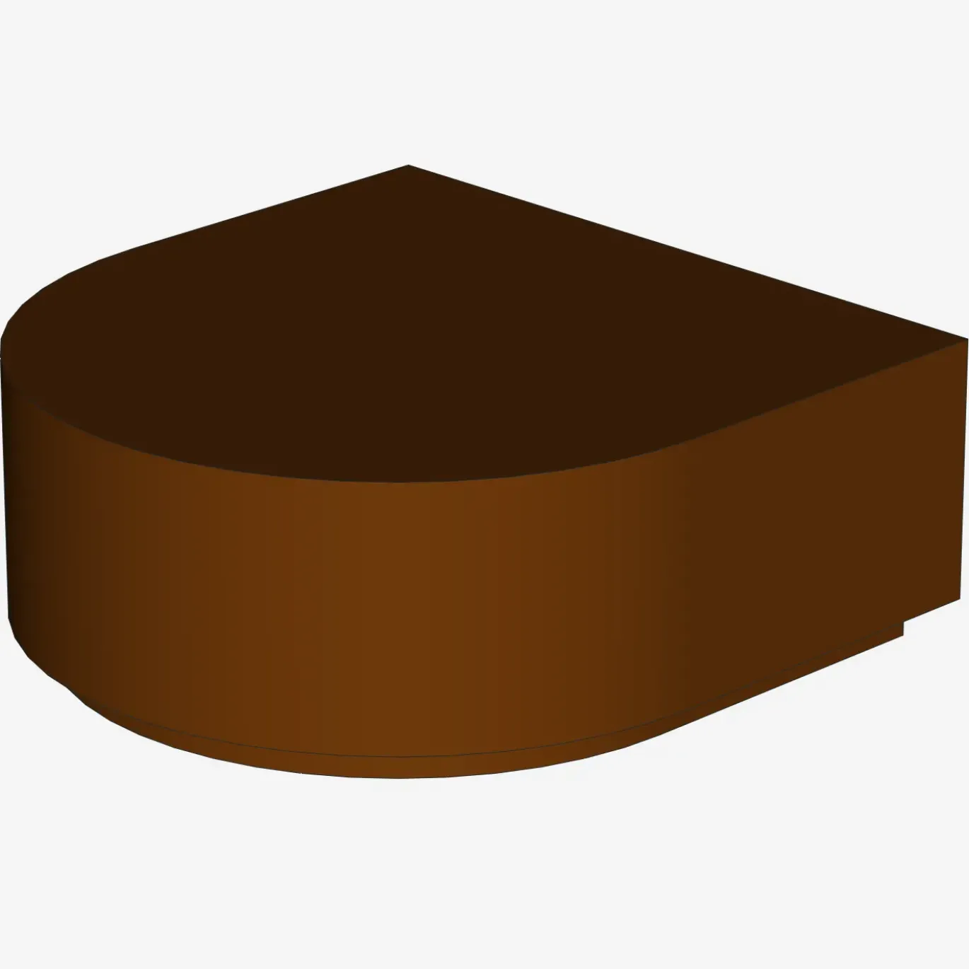 FLAT TILE 1x1 ½ CIRCLE X 200