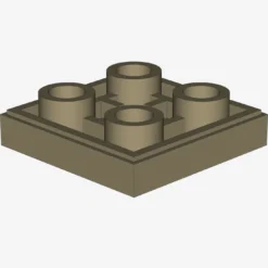 FLAT TILE 2X2 INV. X 100