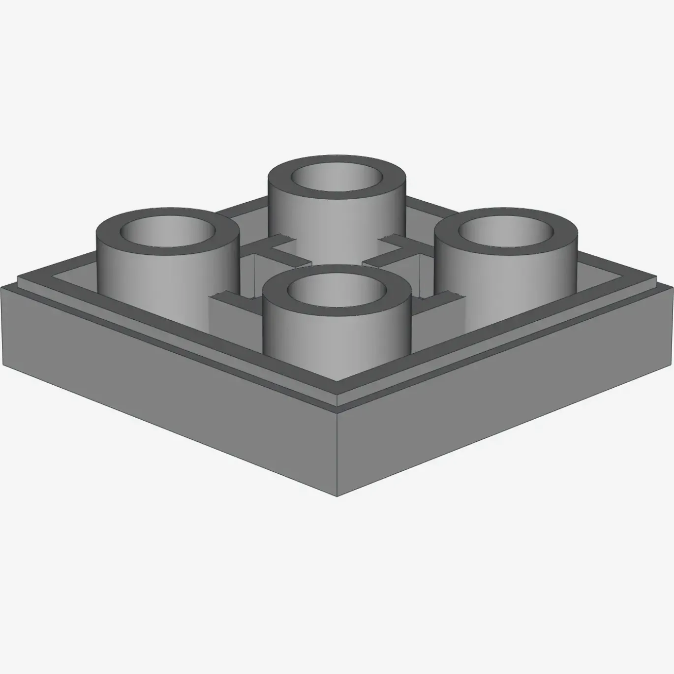 FLAT TILE 2X2 INV. X 600