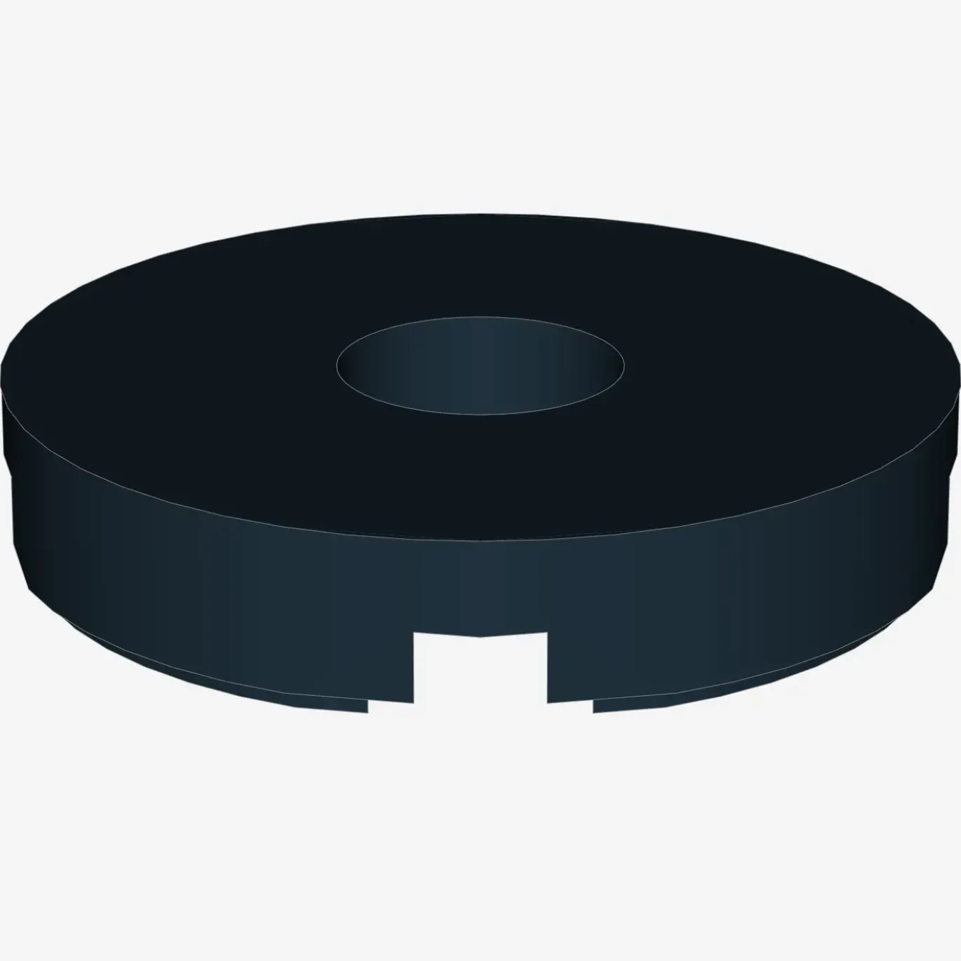 FLAT TILE 2x2 ROUND W. HOLE Ø4.85 X 100