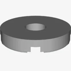 FLAT TILE 2x2 ROUND W. HOLE Ø4.85 X 100