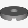 FLAT TILE 2x2 ROUND W. HOLE Ø4.85 X 100