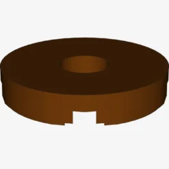 FLAT TILE 2x2 ROUND W. HOLE Ø4.85 X 100