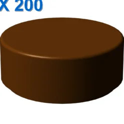 FLAT TILE 1X1, ROUND X 200