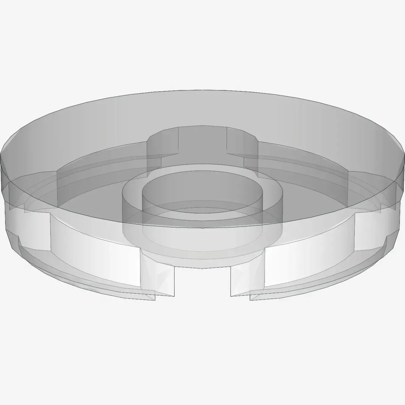 FLAT TILE 2X2, ROUND X 100