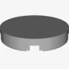 FLAT TILE 2X2, ROUND X 100