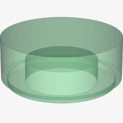 FLAT TILE 1X1, ROUND X 200