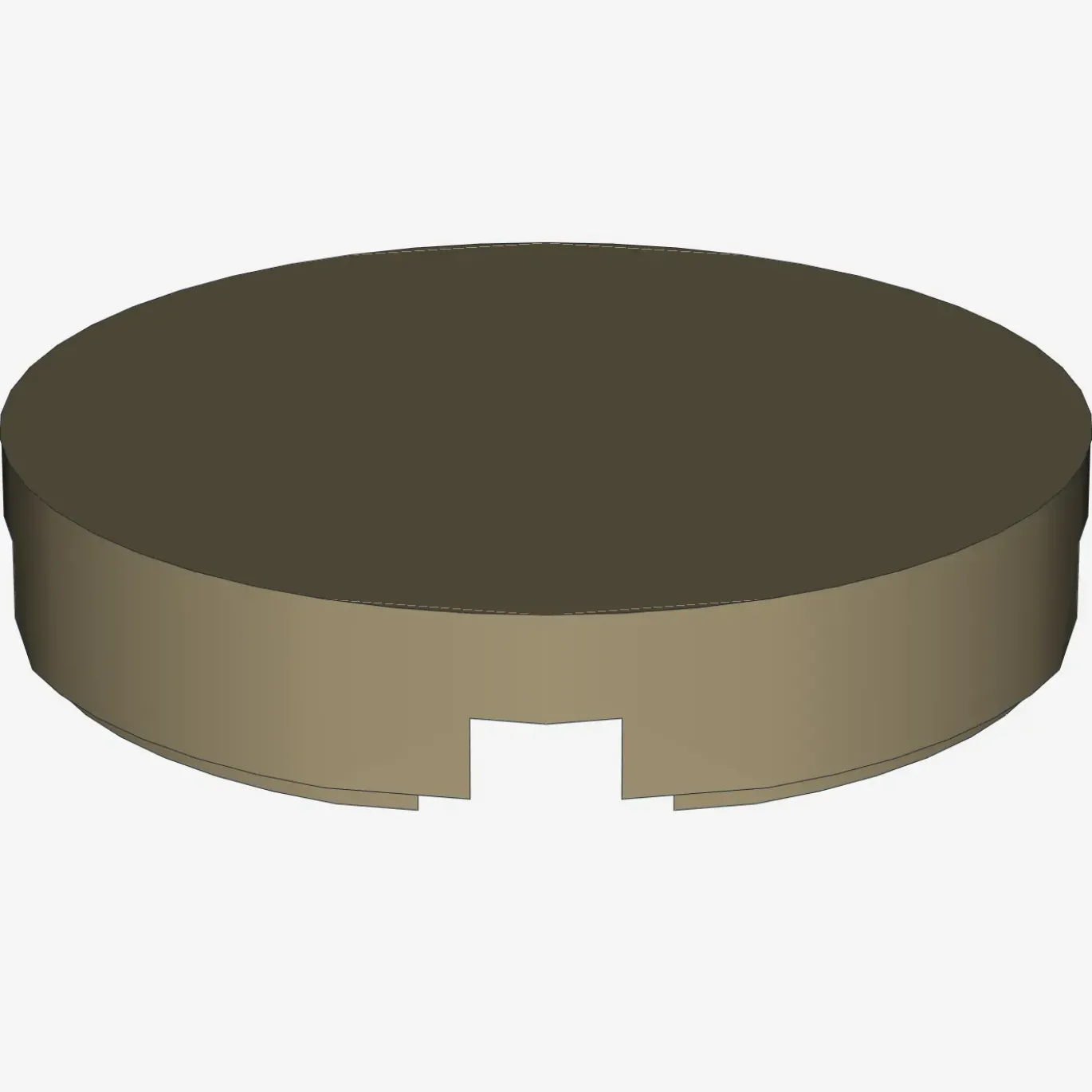 FLAT TILE 2X2, ROUND X 100