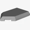 FLAT TILE 2X3 W/ ANGLE X 600